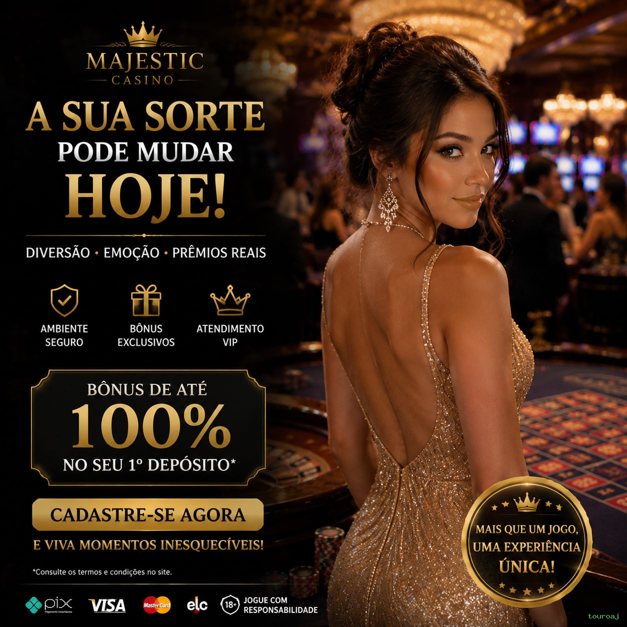 Login rápido no app touroaj